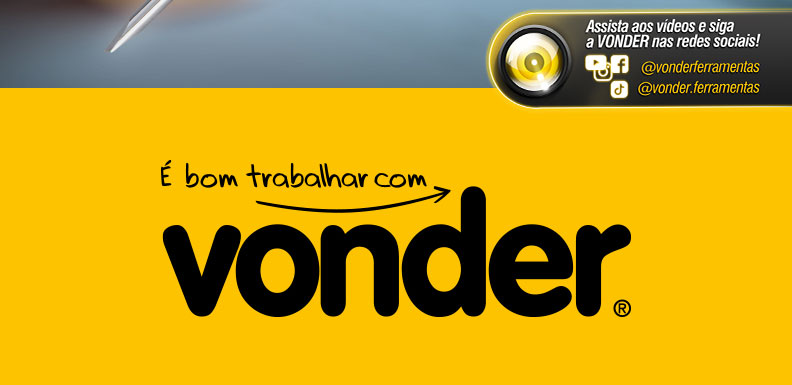 VONDER - Chave Teste 140 mm, Isolada VDE