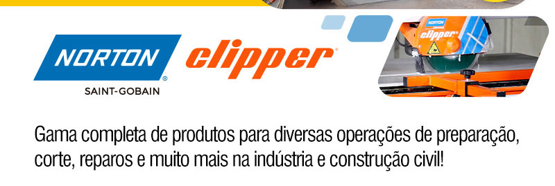 NORTON CLIPPER - Mquina a Gasolina para Cortar Asfalto, Concreto e Piso