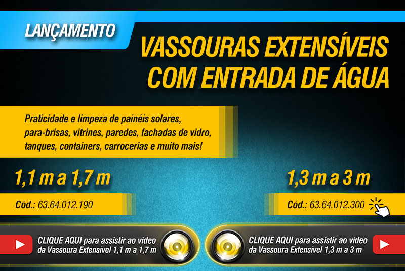 VONDER - Vassouras Extens�veis com Entrada de �gua