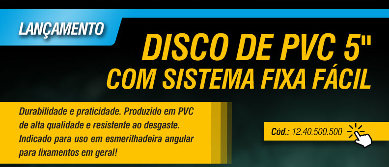 VONDER - Disco de PVC 5 com Sistema Fixa Fcil