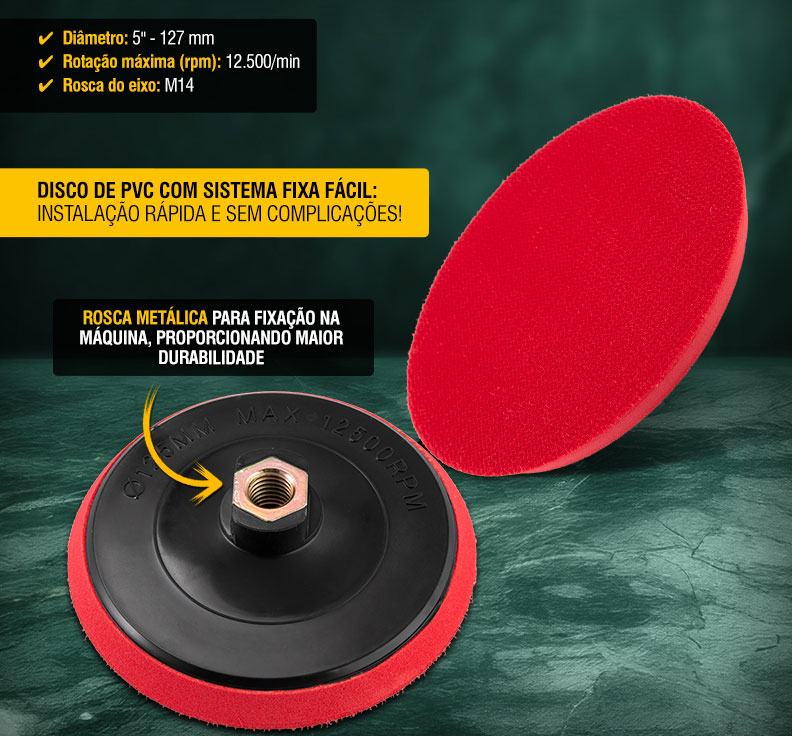 VONDER - Disco de PVC 5 com Sistema Fixa Fcil