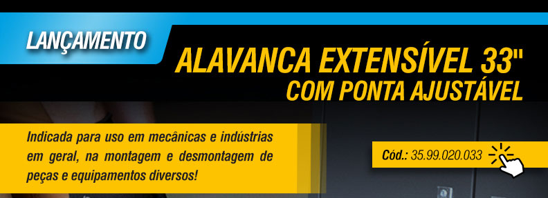 VONDER - Alavanca Extensível 33 com Ponta Ajustável