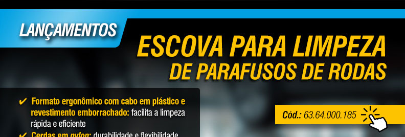 VONDER - Escova para Limpeza de Parafusos de Rodas e Escova com Cabo Longo para Limpeza de Pneus