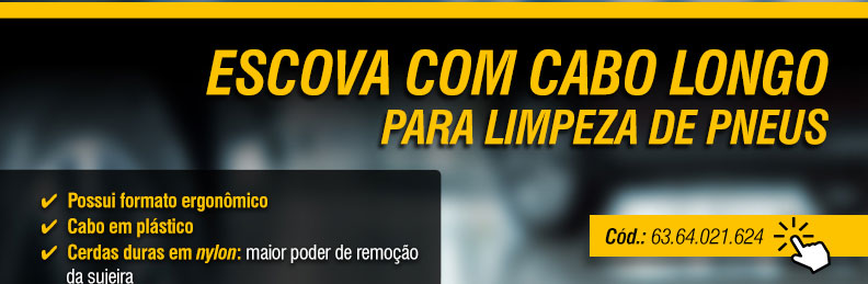 VONDER - Escova para Limpeza de Parafusos de Rodas e Escova com Cabo Longo para Limpeza de Pneus