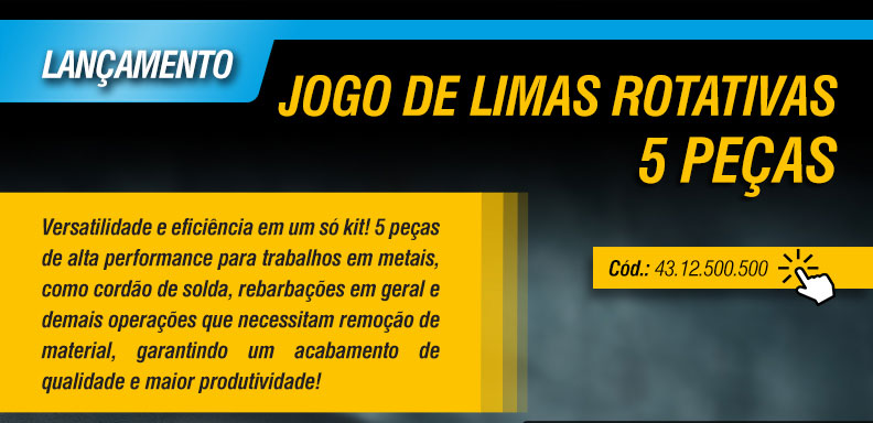 VONDER - Jogo de limas rotativas, 5 peças