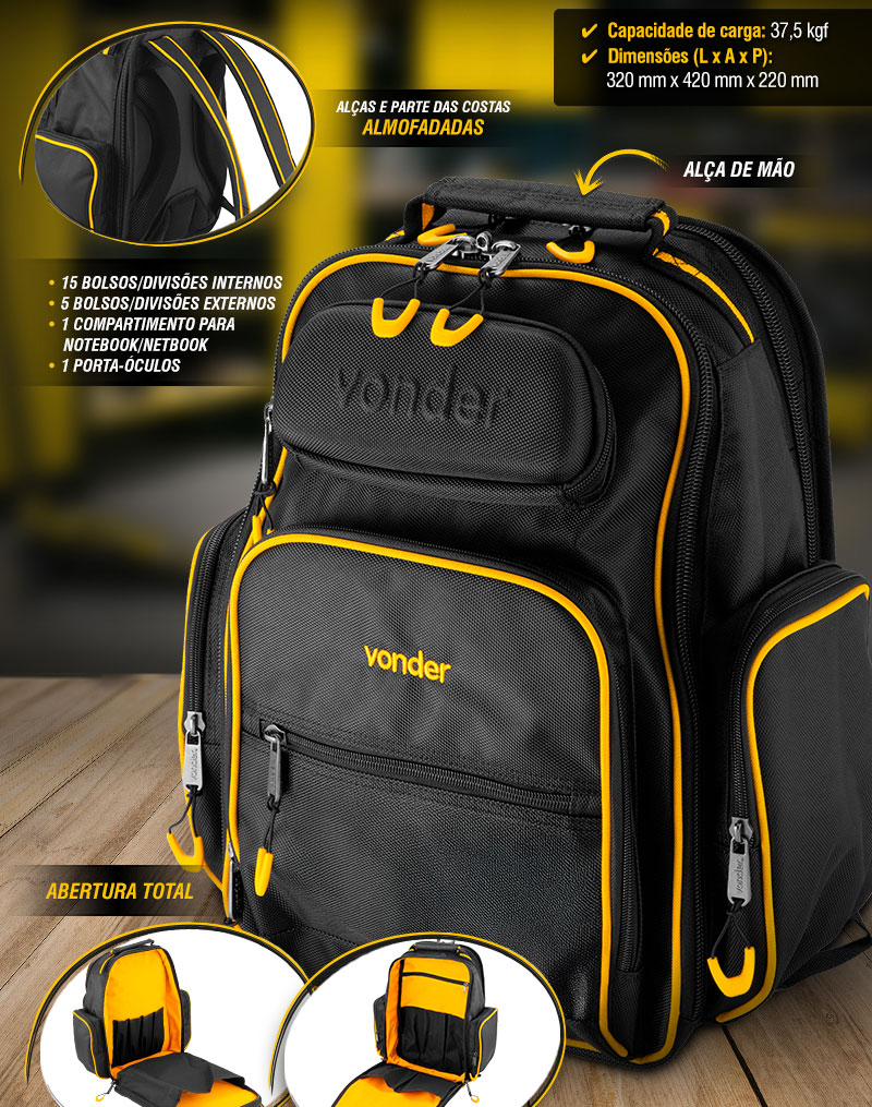 VONDER - Mochila para ferramentas MOV 0700