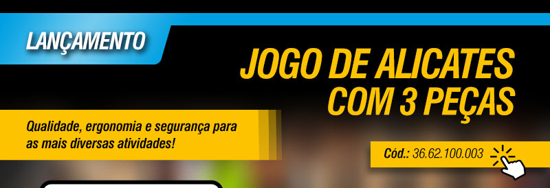 VONDER - Jogo de alicates com 3 peças