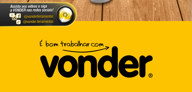 VONDER - Jogo de alicates com 3 peças