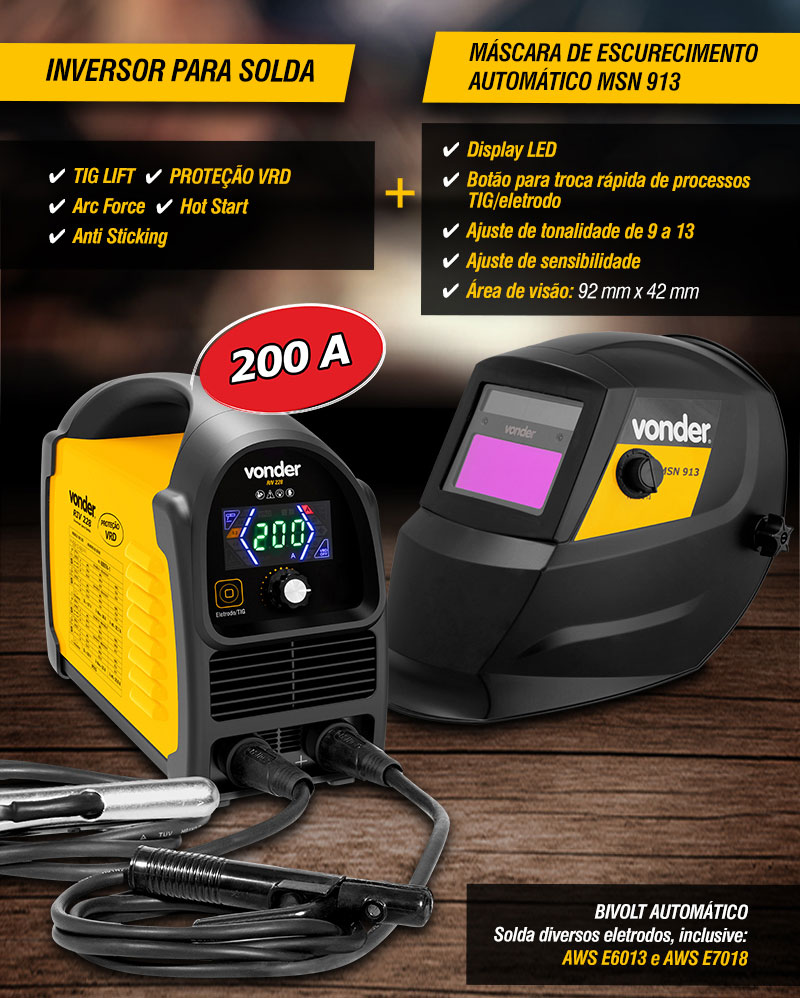 VONDER - Alicate corta cabos 10, com isolação até 1.000 V