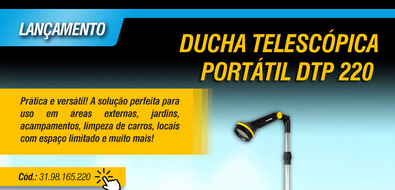 VONDER - Ducha telescpica porttil DTP 220