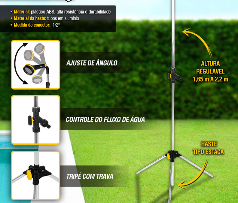 VONDER - Ducha telescpica porttil DTP 220