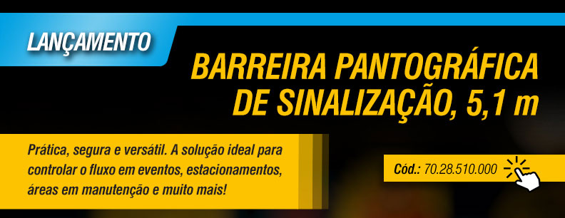 Barreira Pantogrfica de Sinalizao, 5,1 m
