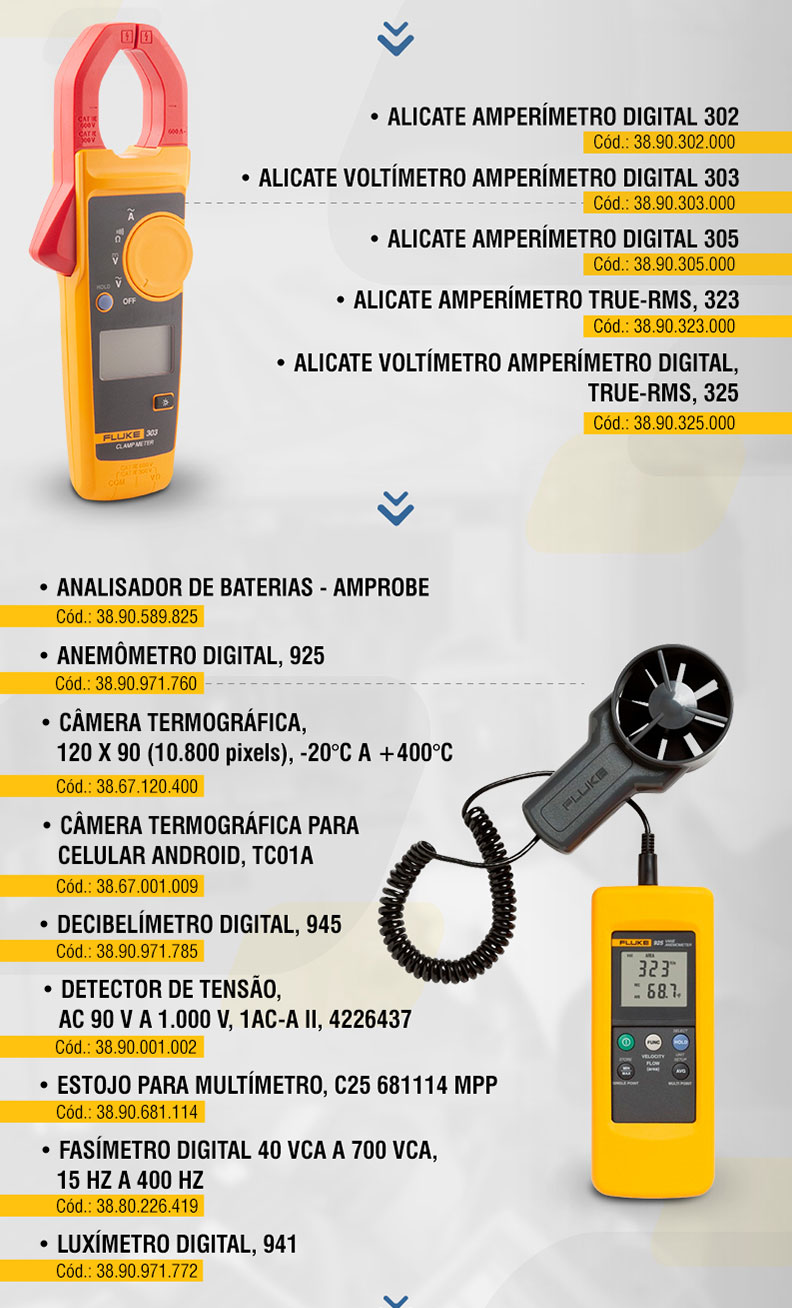 FLUKE - Ferramentas e Instrumentos de Medi��o