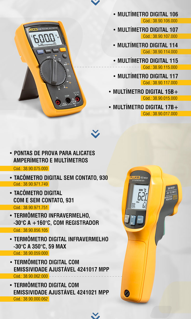 FLUKE - Ferramentas e Instrumentos de Medi��o
