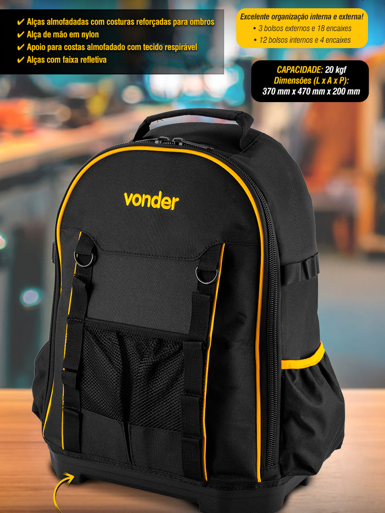 VONDER - Mochila para Ferramentas MOV 250