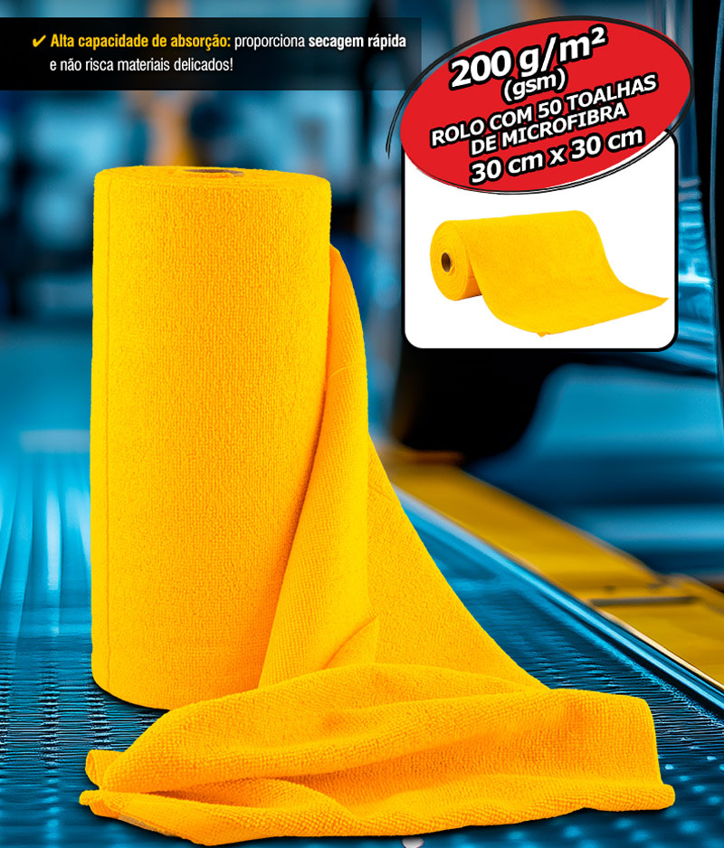VONDER - Toalha de Microfibra 200g/m� (gsm)