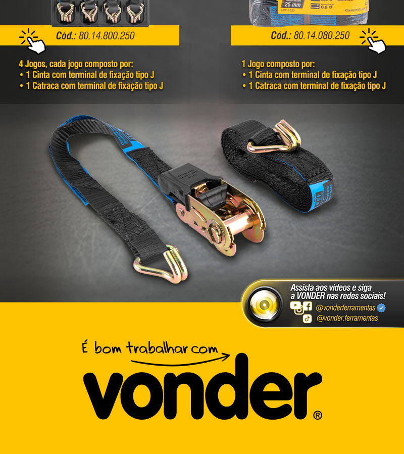 VONDER - Jogos de Cinta com Catraca