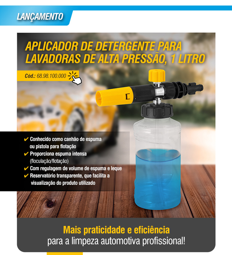 VONDER - Aplicador de Detergente para Lavadoras de Alta Press�o, 1 litro