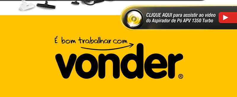VONDER - Aspirador de P� Vertical APV 1350 Turbo