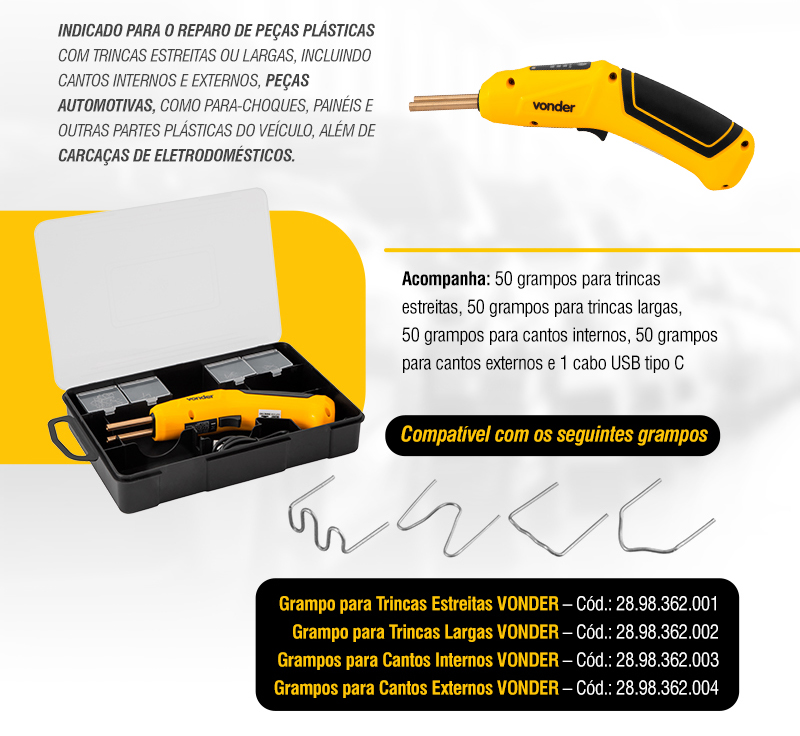 VONDER - Soldador de Pl�stico SPV 362