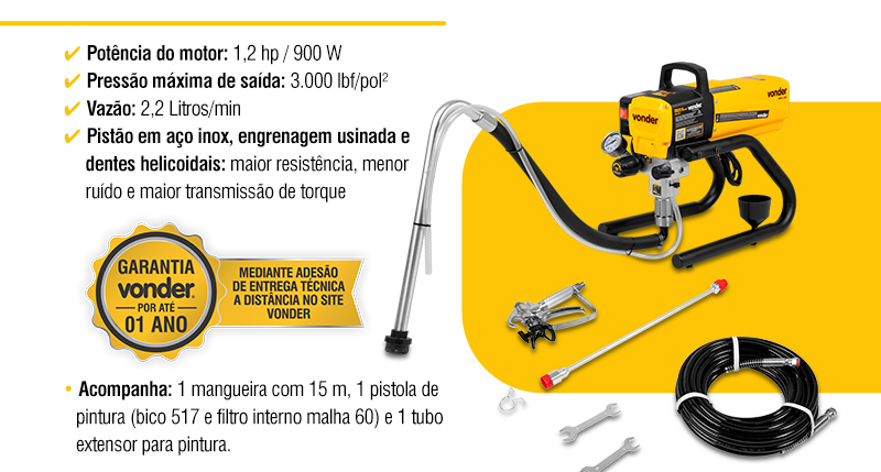 VONDER - M�quina de Pintura Airless MPA 120 