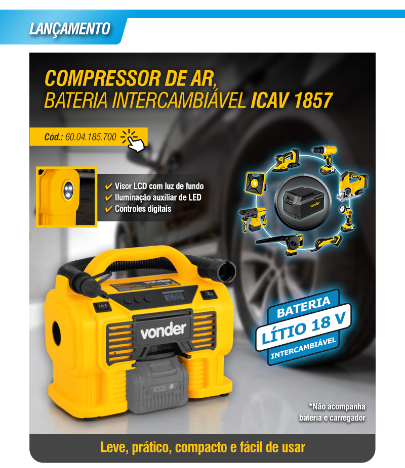 VONDER - Compressor de Ar ICAV 1857