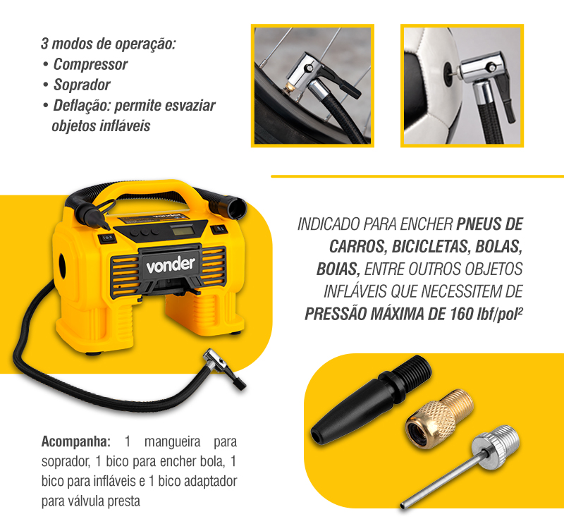 VONDER - Compressor de Ar ICAV 1857