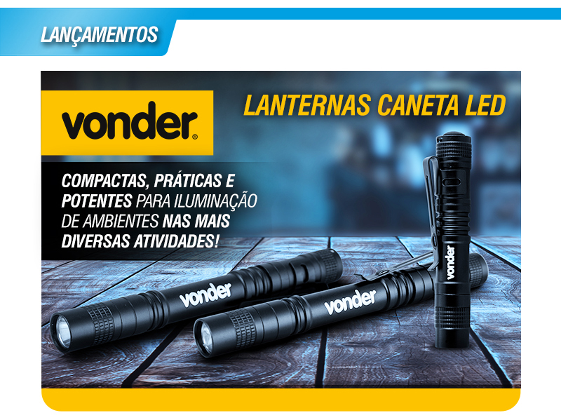 VONDER - Lanternas Canetas LED