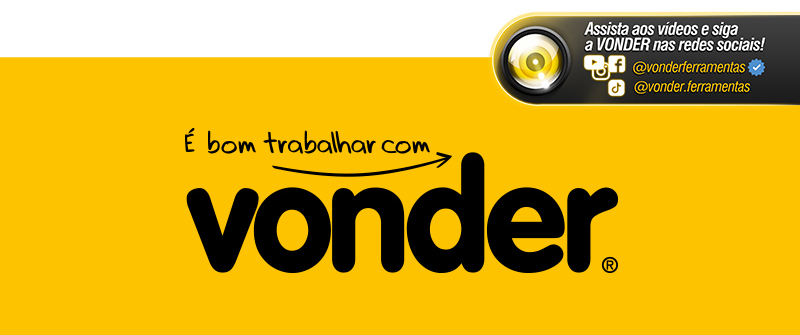 VONDER - Brocas com Encaixe Tipo SDS PLUS, 4 Cortes