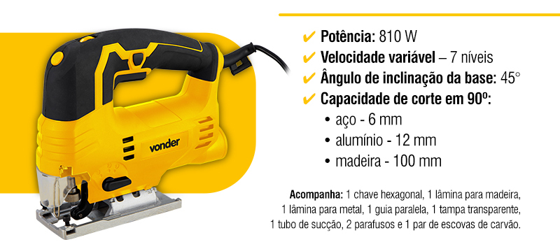 VONDER - Serra Tico-Tico TTV 810
