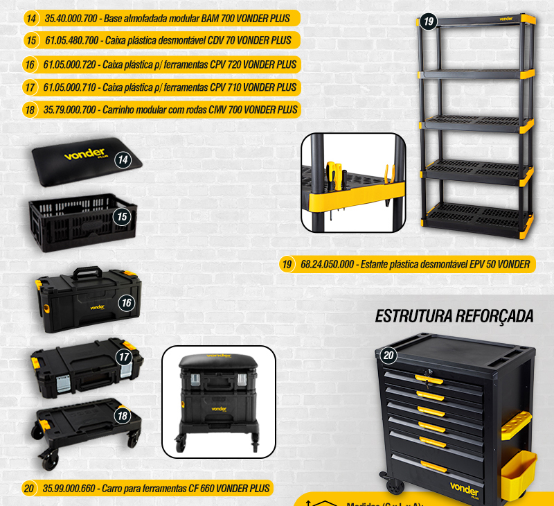 VONDER PLUS - Arm�rios modulares