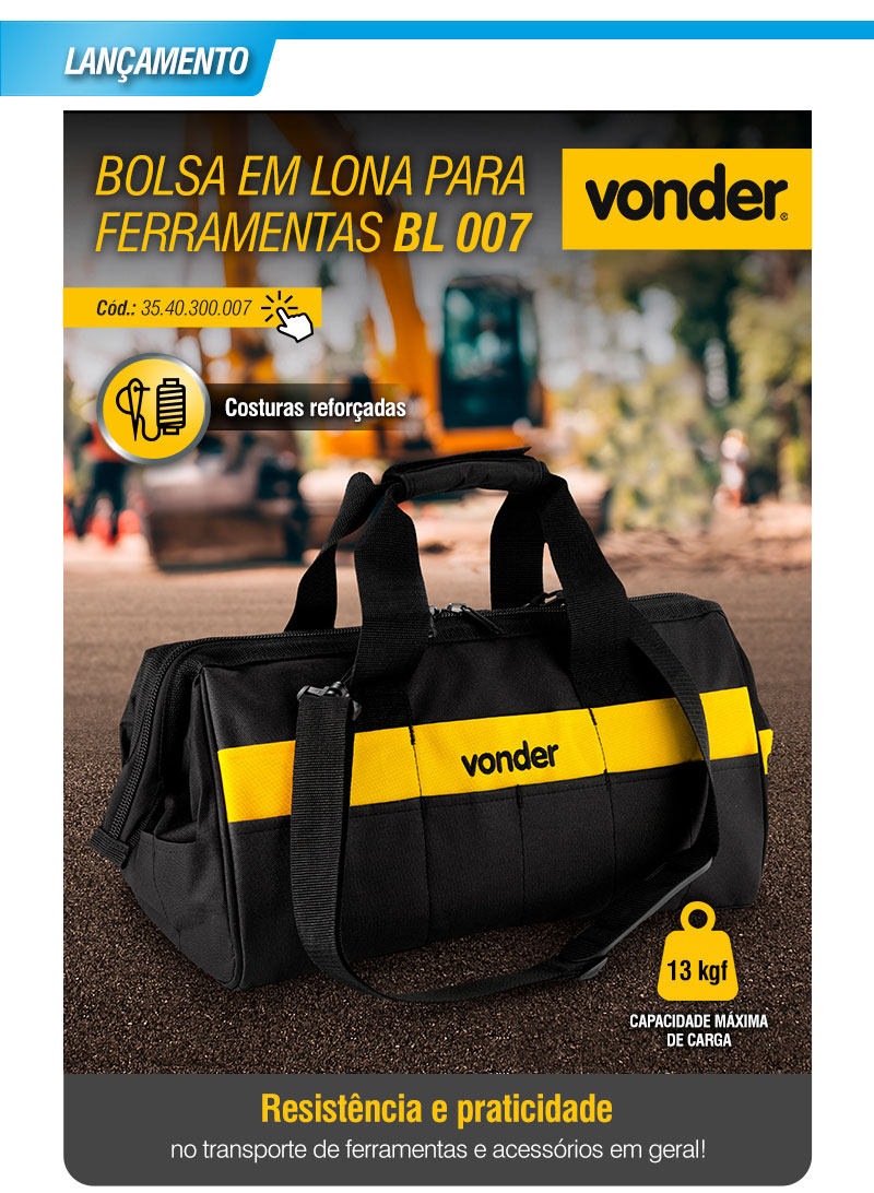 VONDER - Bolsa em Lona para Ferramentas BL 007