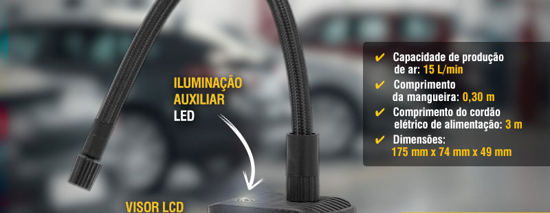 VONDER - Compressor de Ar Automotivo CAV 126 12 V