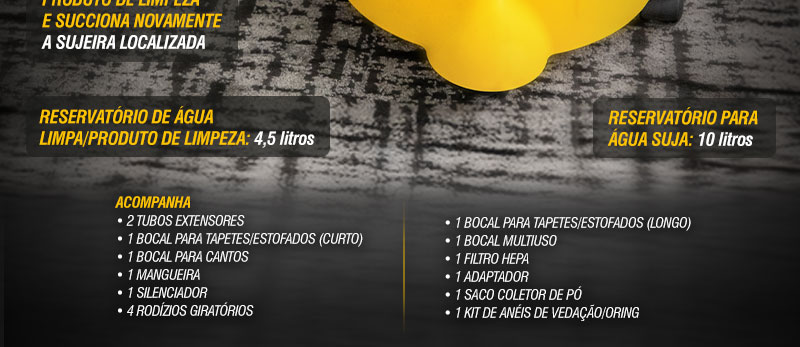 VONDER - Extratora para Limpeza, 1.300 W, ELV 1300