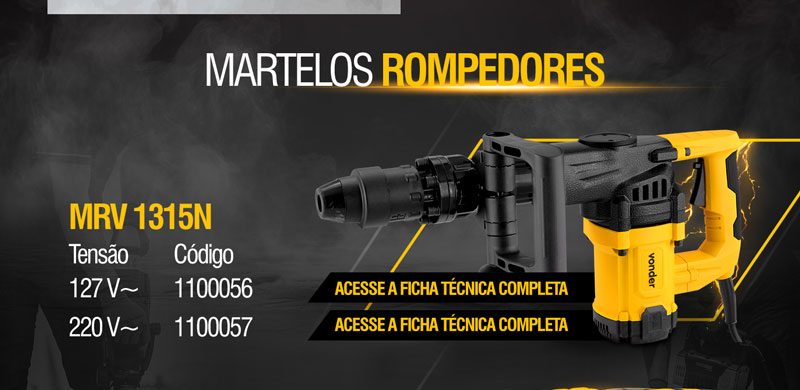 VONDER - Martelos Rompedores e Demolidores