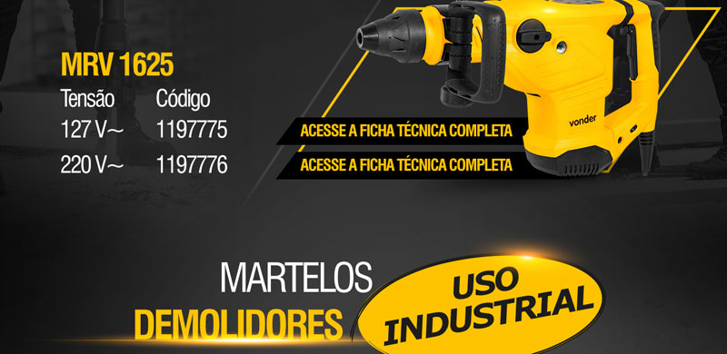 VONDER - Martelos Rompedores e Demolidores