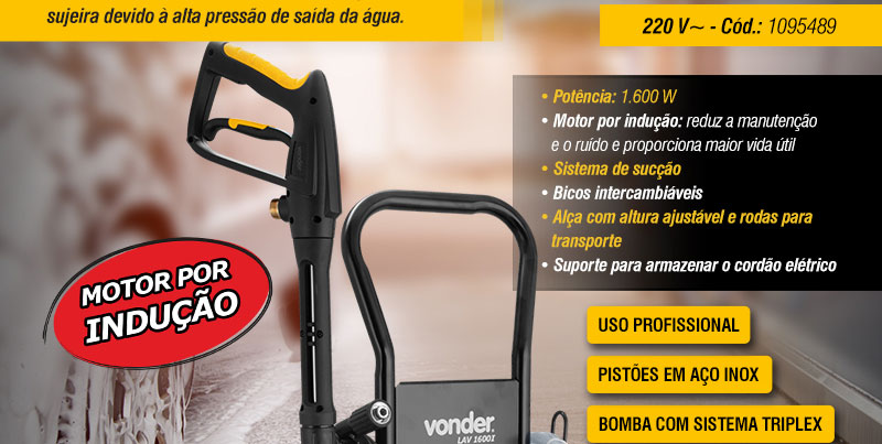 VONDER - Lavadora de Alta Presso LAV 1600I
