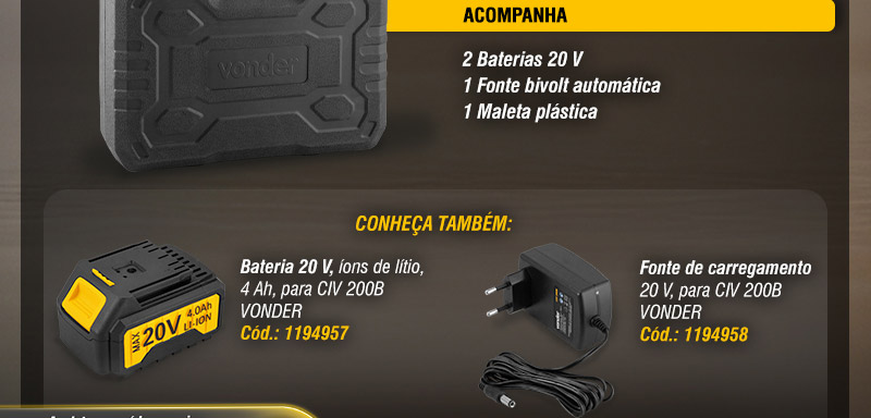 VONDER - Chave de Impacto CIV 200B