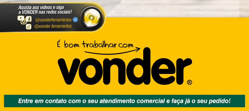 VONDER PLUS - Chaves de Impacto a Bateria 20 V